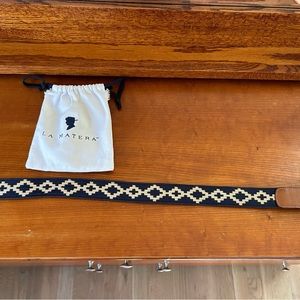 La Matera CORBINA WOVEN BELT Size 36